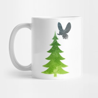 Christmas Elephant Inspired Silhouette Mug